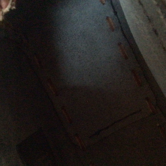 Artisan Black Pebbled Genuine Leather Front Flap Boho Purse Shoulder Bag, New - Picture 7 of 7